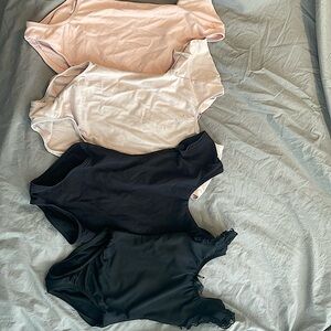 Set of 4 girls dance leotards